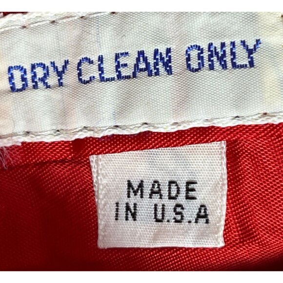 Vintage JG Hook Blazer Jacket Coat Women's 10 Red Gold Anchor Buttons Nautical - Picture 7 of 10